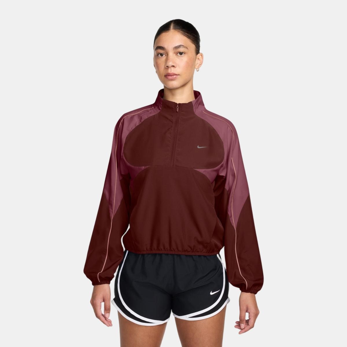 Chaqueta cortavientos de mujer Tempo Swoosh Nike - Rojo Rojo-1