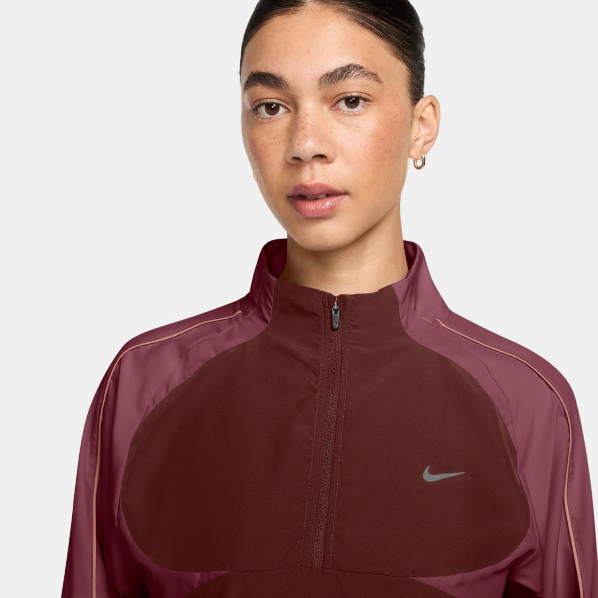 Chaqueta cortavientos de mujer Tempo Swoosh Nike - Rojo Rojo-3