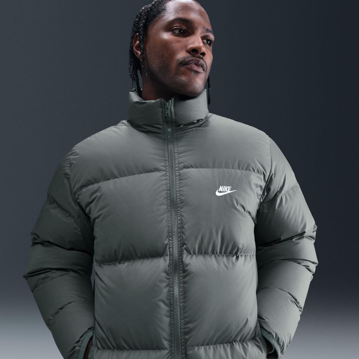 Chaqueta de hombre Sportswear Club Nike - Gris verdoso Gris verdoso-1