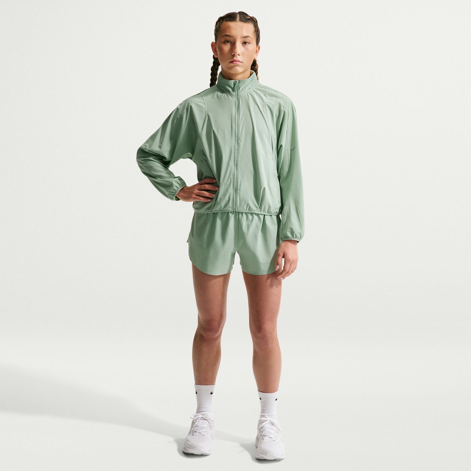 Casaco de Menina Mavn Repel UV Run Jkt Verde-5