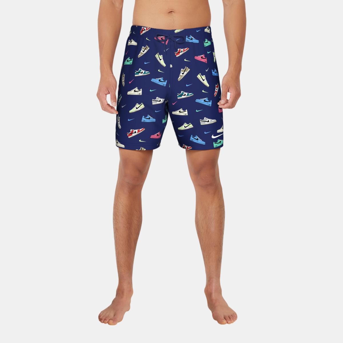 Calções de Banho de Homem 7" Volley Short Swimwear Azul-1
