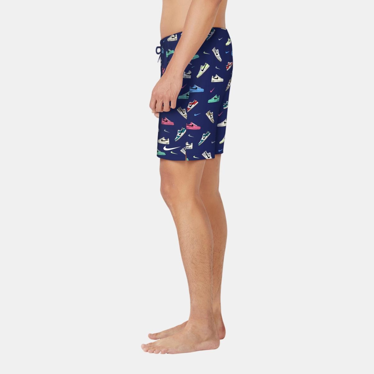 Calções de Banho de Homem 7" Volley Short Swimwear Azul-3