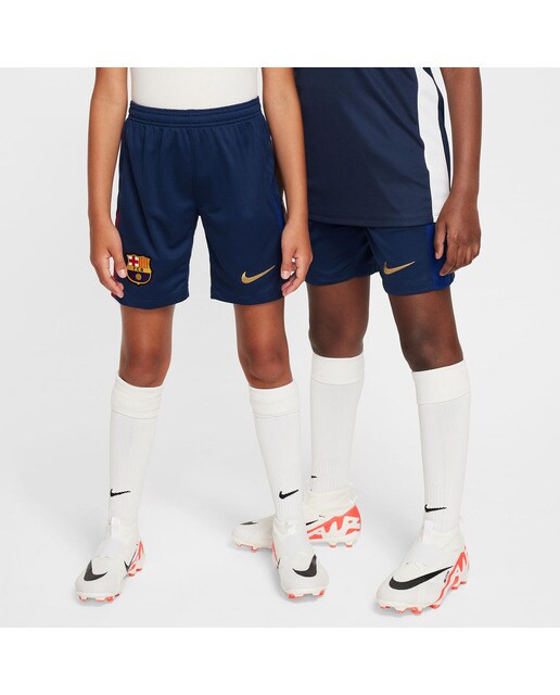 Calções de Criança 1.º Equipamento FC Barcelona 2024-2025 Stadium Azul-1