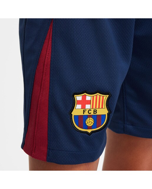 Calções de Criança 1.º Equipamento FC Barcelona 2024-2025 Stadium Azul-4