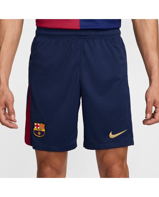 Calções de Homem 1.º Equipamento FC Barcelona 2024-2025 Stadium Azul-1