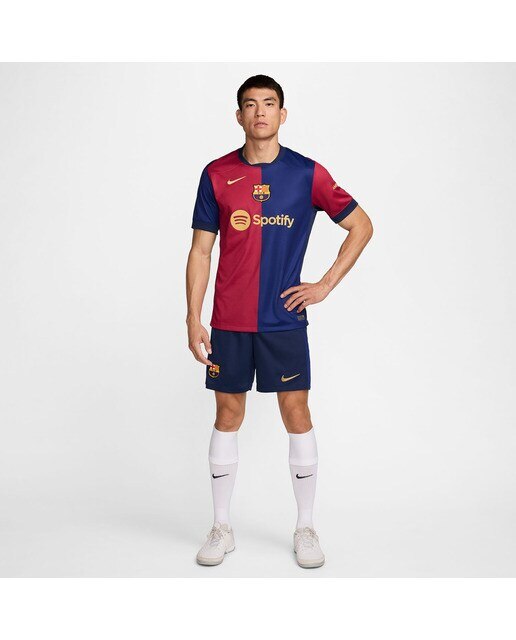 Calções de Homem 1.º Equipamento FC Barcelona 2024-2025 Stadium Azul-5