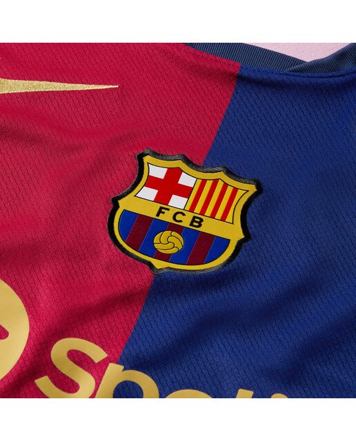 T-shirt de Homem 1.º Equipamento FC Barcelona 2024-2025 Stadium Azul-3