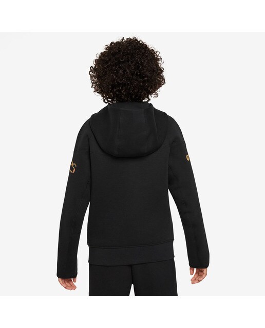 Sweatshirt de Criança FC Barcelona 2024-2025 Tech Fleece Preto-2