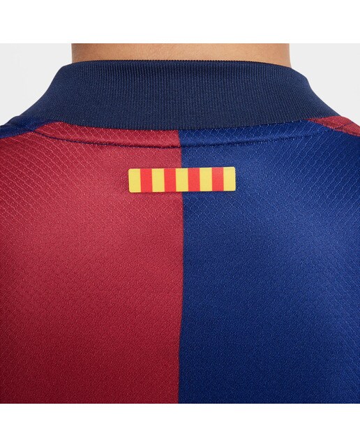 T-shirt de Criança 1.º Equipamento FC Barcelona 2024-2025 Stadium Azul-3