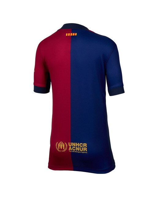 T-shirt de Criança 1.º Equipamento FC Barcelona 2024-2025 Stadium Azul-8