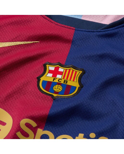 Conjunto de Criança 1.º Equipamento FC Barcelona 2024-2025 Stadium Azul-4