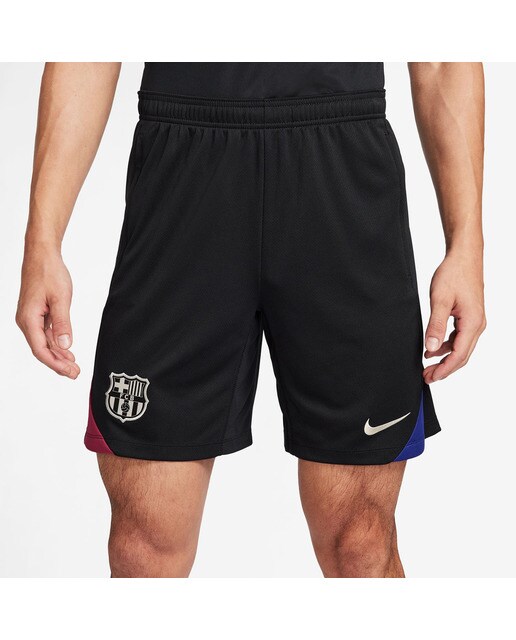 Calções de Homem FC Barcelona 2024-2025 Strike Preto-1