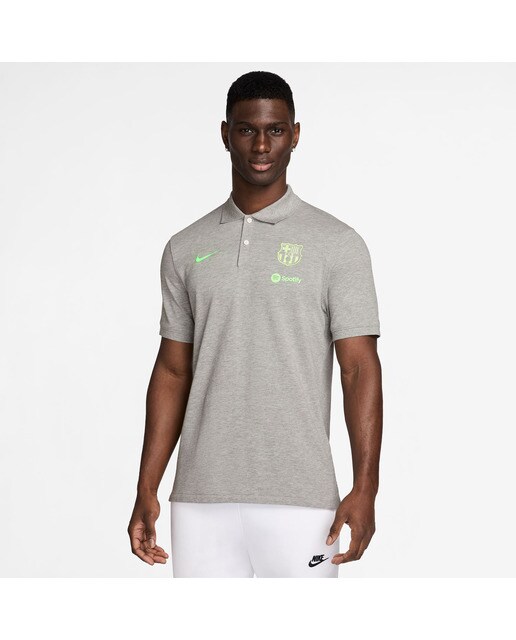 Polo de Homem FC Barcelona The Polo DF 2.0 Cinzento-1