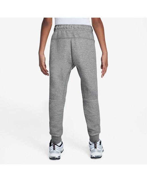 Calças de Criança FC Barcelona 2024-2025 Tech Fleece Cinzento-2