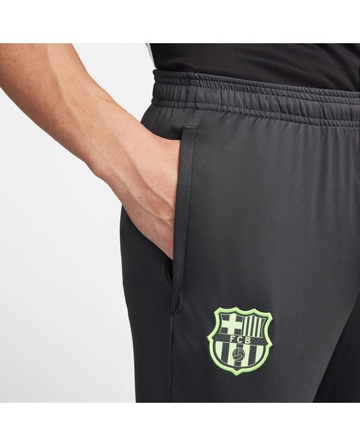 Calças de Homem FC Barcelona 2024-2025 Strike Third Cinzento-6
