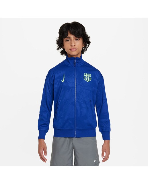 Casaco de Criança FC Barcelona 2024-2025 Academy Pro Azul-1