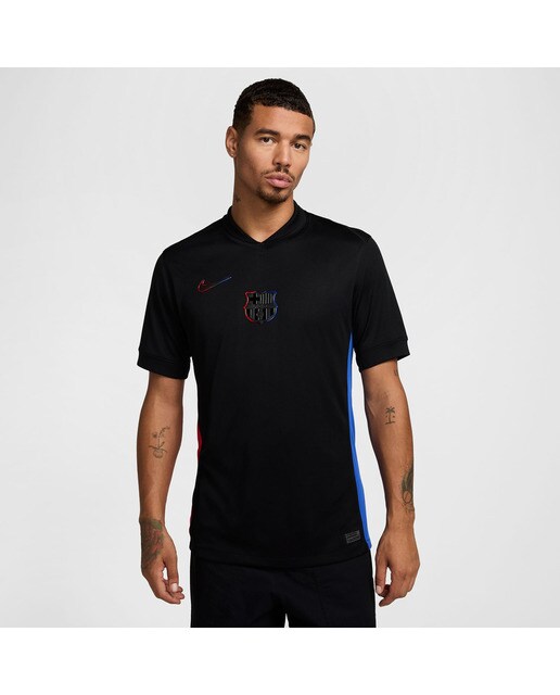 T-shirt de Homem 2.º Equipamento Stadium FC Barcelona 2024/25 Preto / Vermelho-1