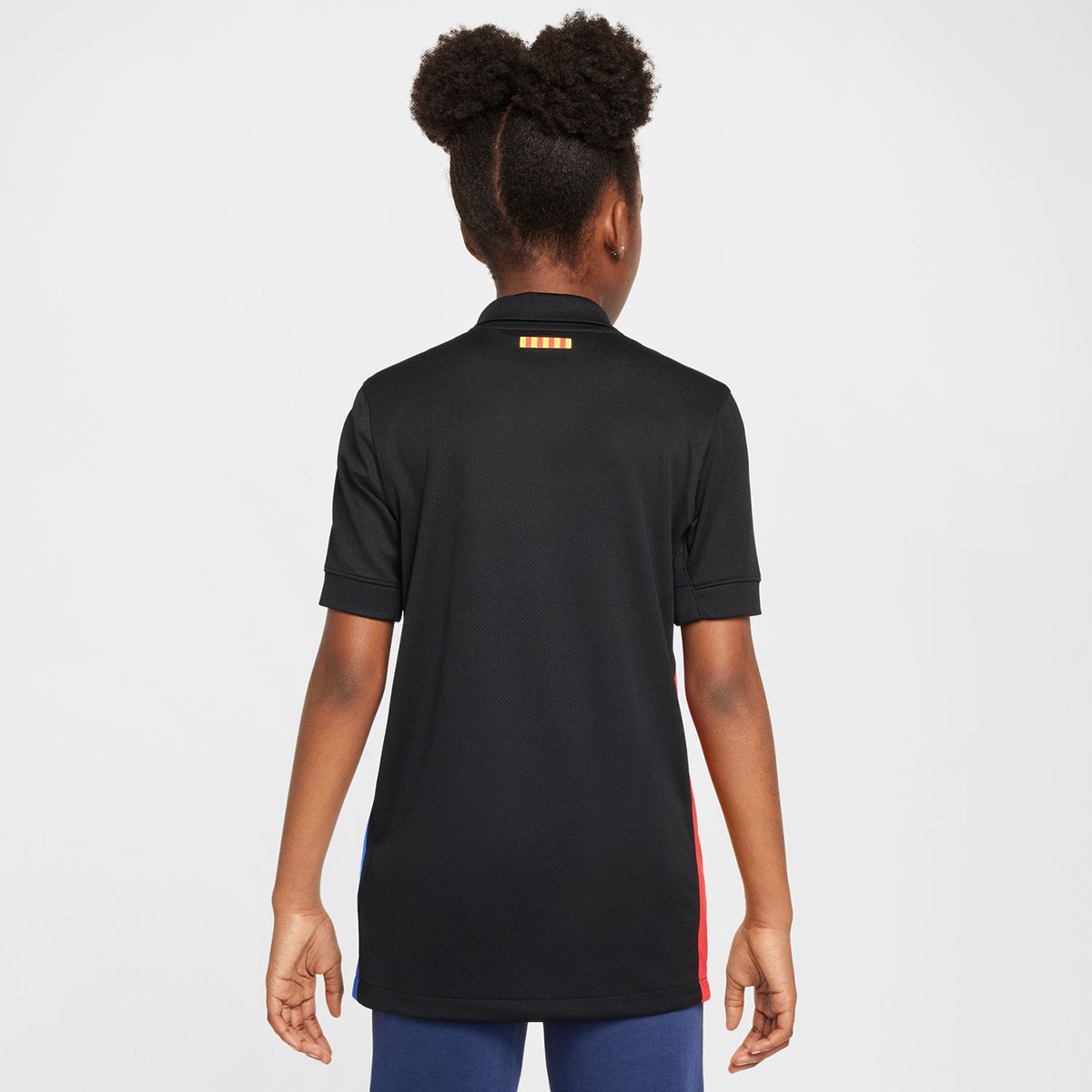 T-shirt de Criança 2.º Equipamento Stadium FC Barcelona 2024/25 Preto / Vermelho-2
