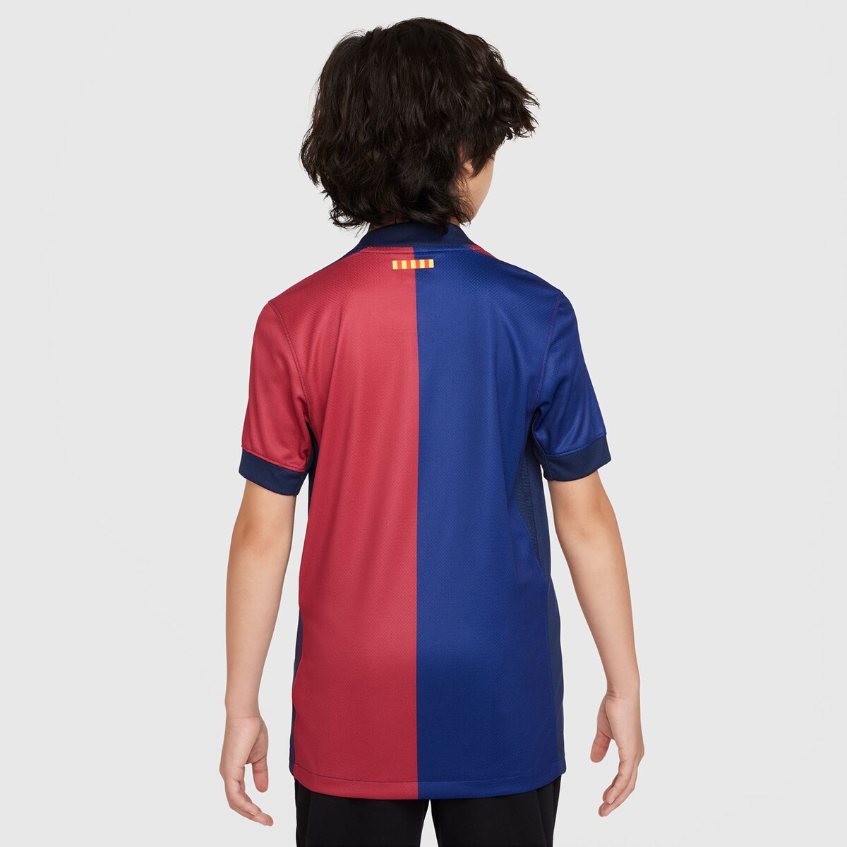 T-shirt de Criança 1.º Equipamento FC Barcelona 2024-2025 Stadium Azul / Grená-2