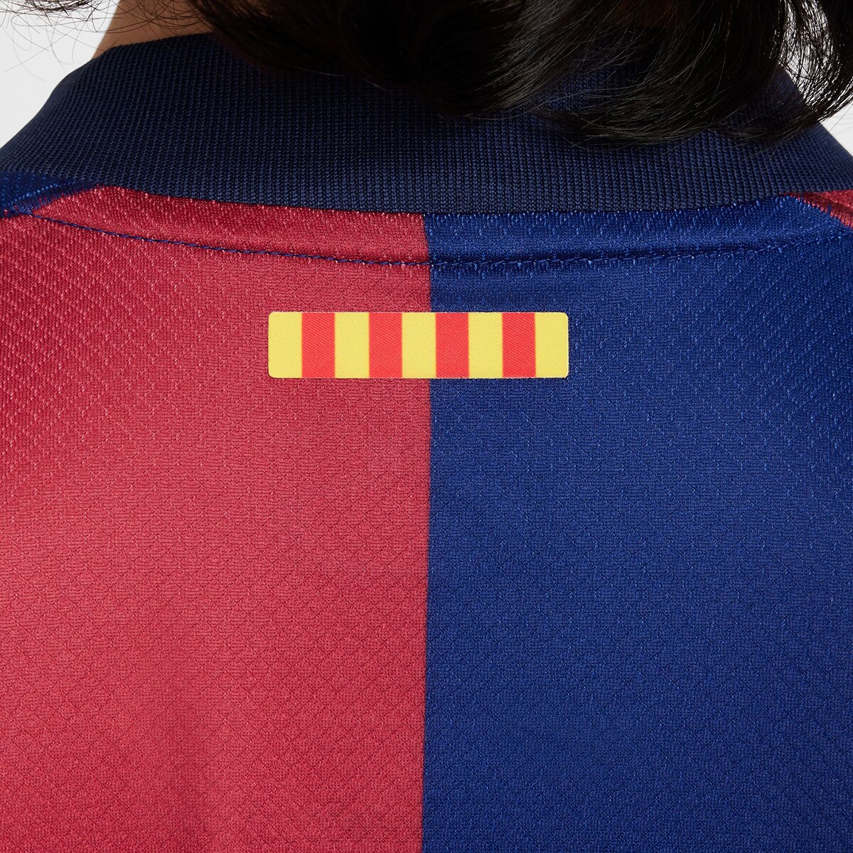 T-shirt de Criança 1.º Equipamento FC Barcelona 2024-2025 Stadium Azul / Grená-8