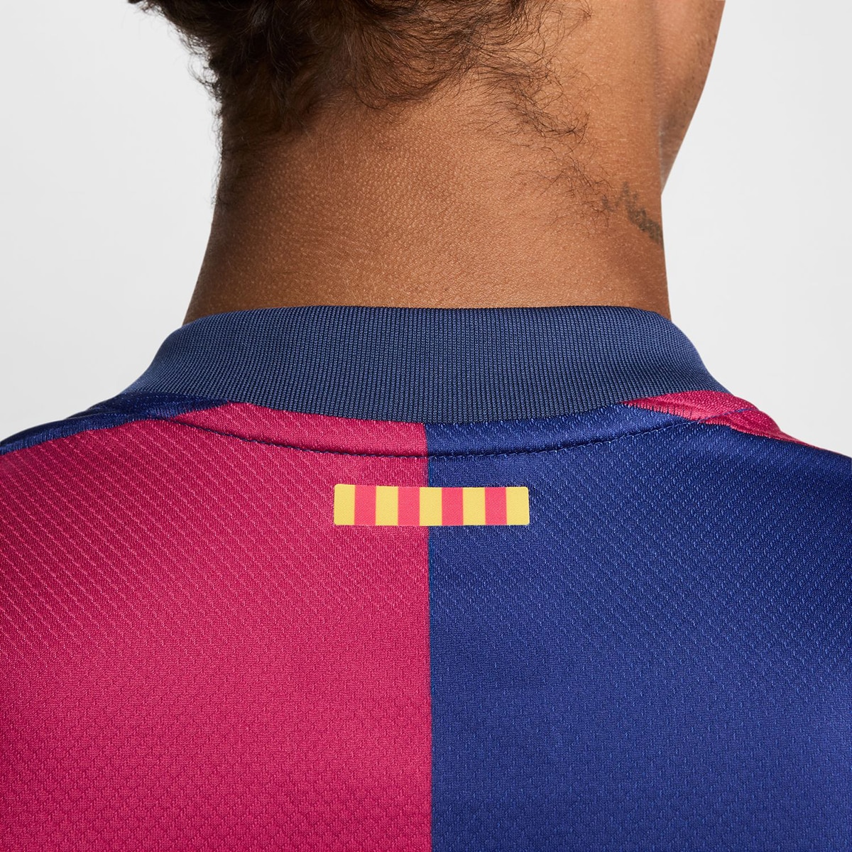 T-shirt de Homem 1.º Equipamento FC Barcelona 2024-2025 Stadium Azul-3