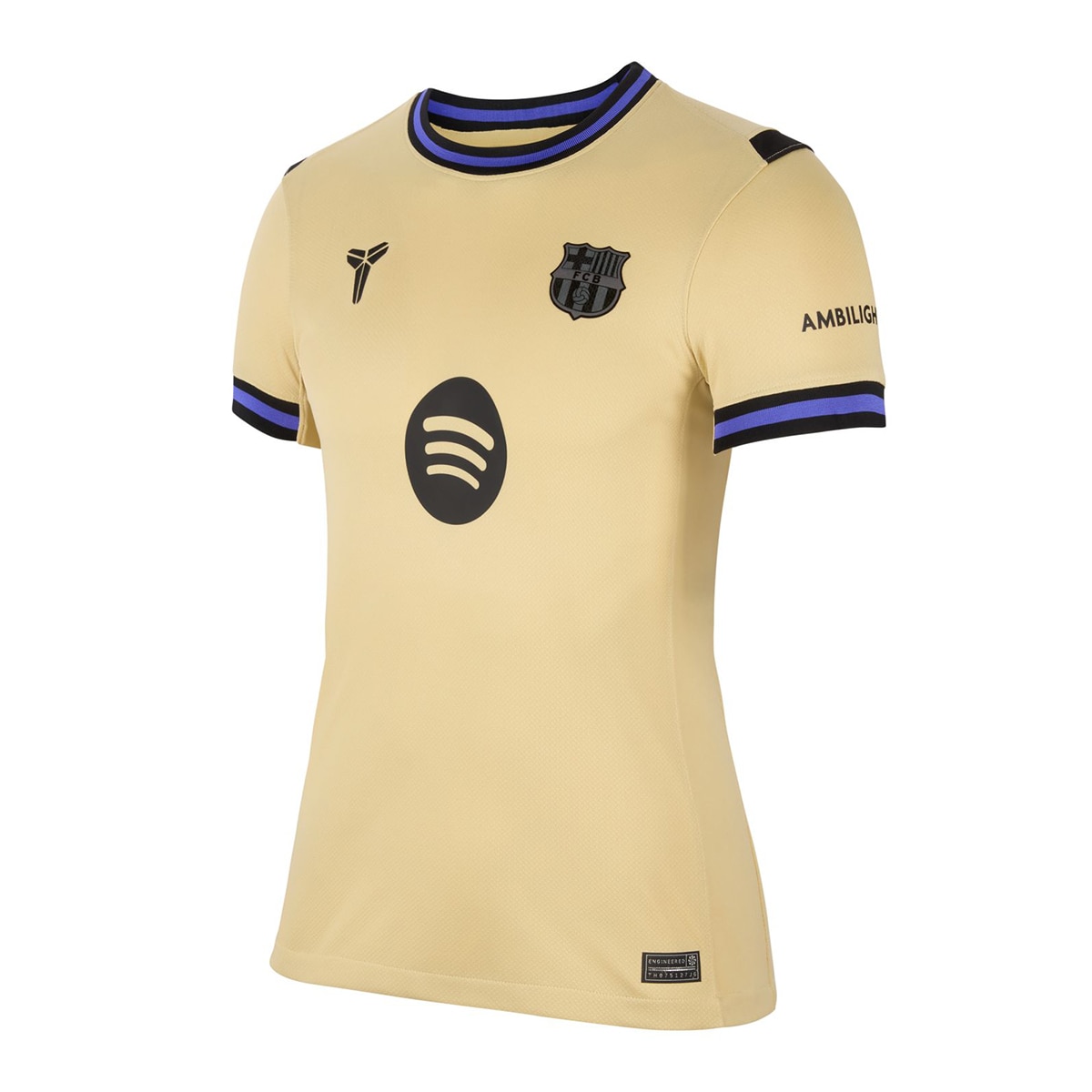 T-shirt de Mulher 2.º Equipamento FC Barcelona 2025-2026 Stadium Amarelo-1