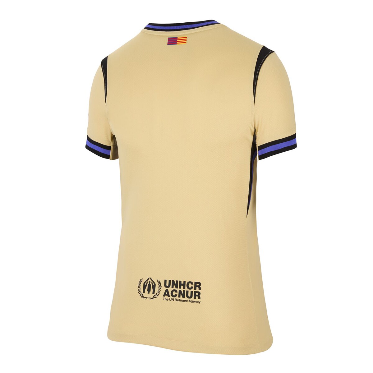 T-shirt de Mulher 2.º Equipamento FC Barcelona 2025-2026 Stadium Amarelo-2