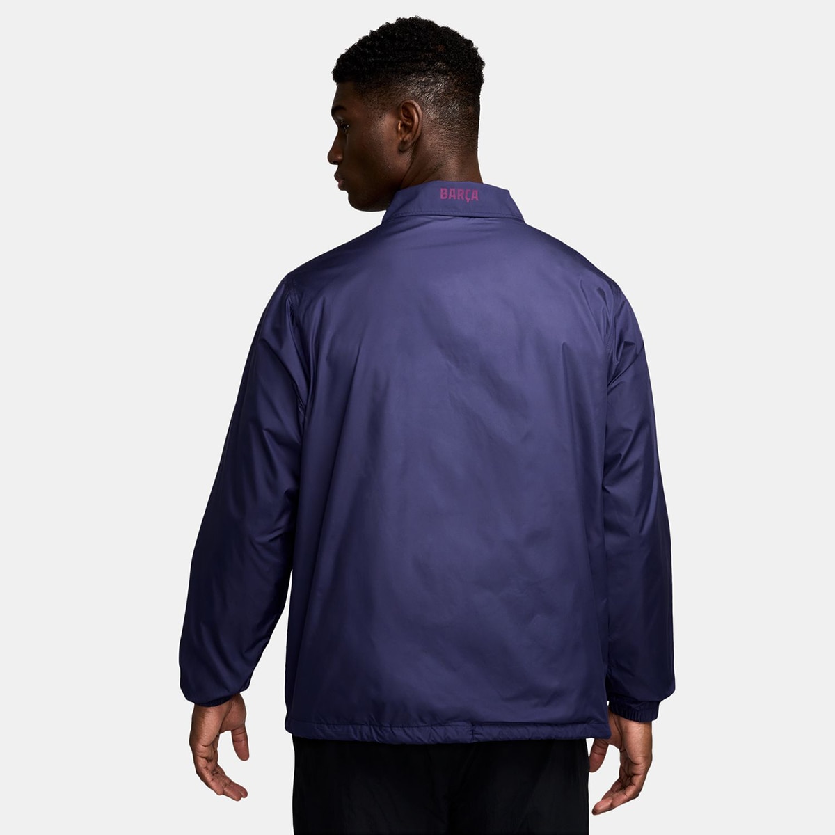Casaco de Homem FC Barcelona 2025-2026 Club Coaches Jacket Roxo-2