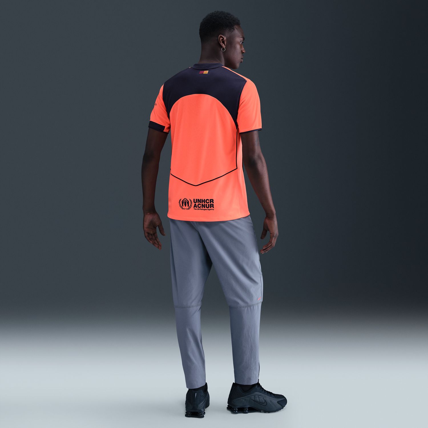 T-shirt de Homem 3.º Equipamento FC Barcelona 2025-2026 Stadium Manga-2