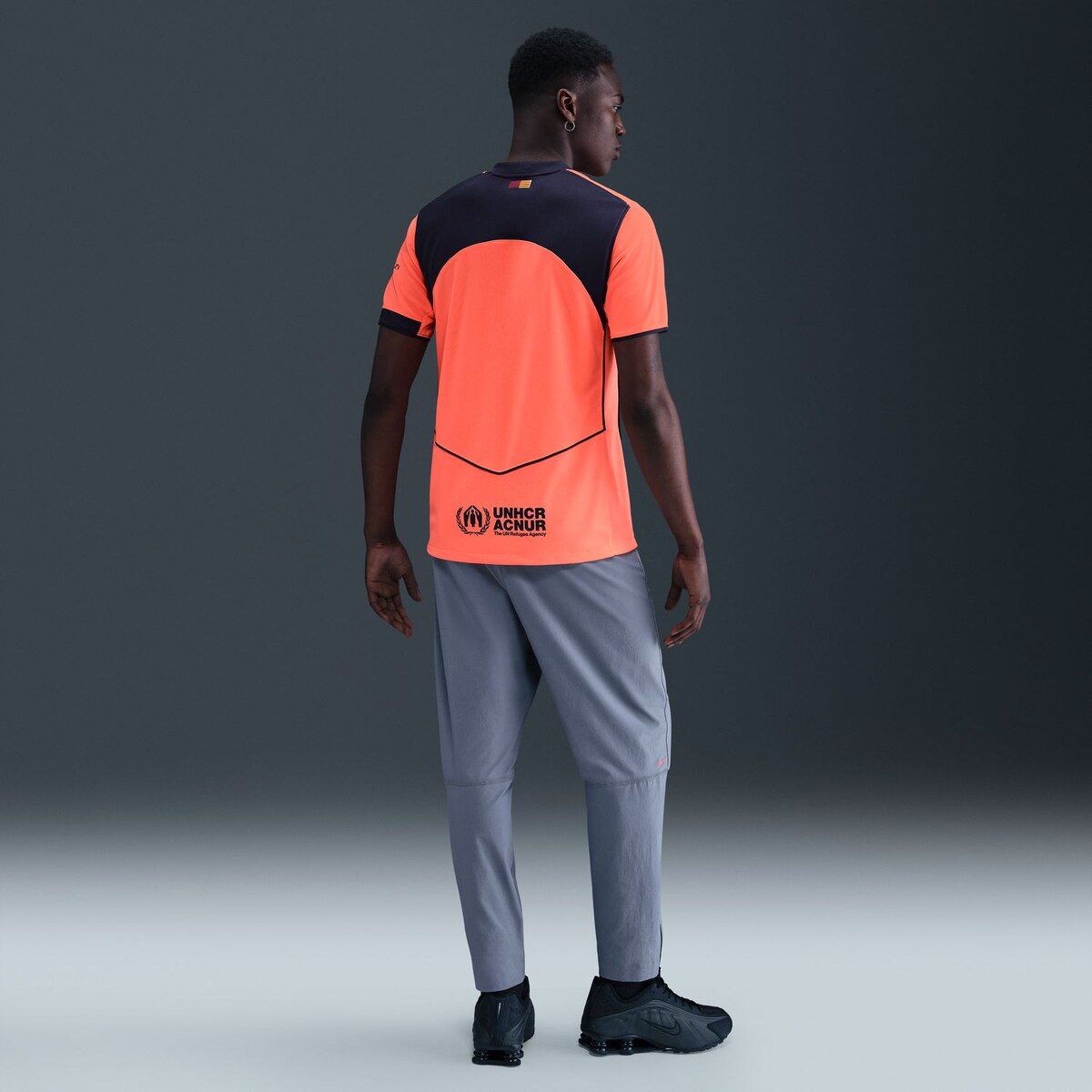 T-shirt de Homem 3.º Equipamento FC Barcelona 2025-2026 Stadium Manga-2