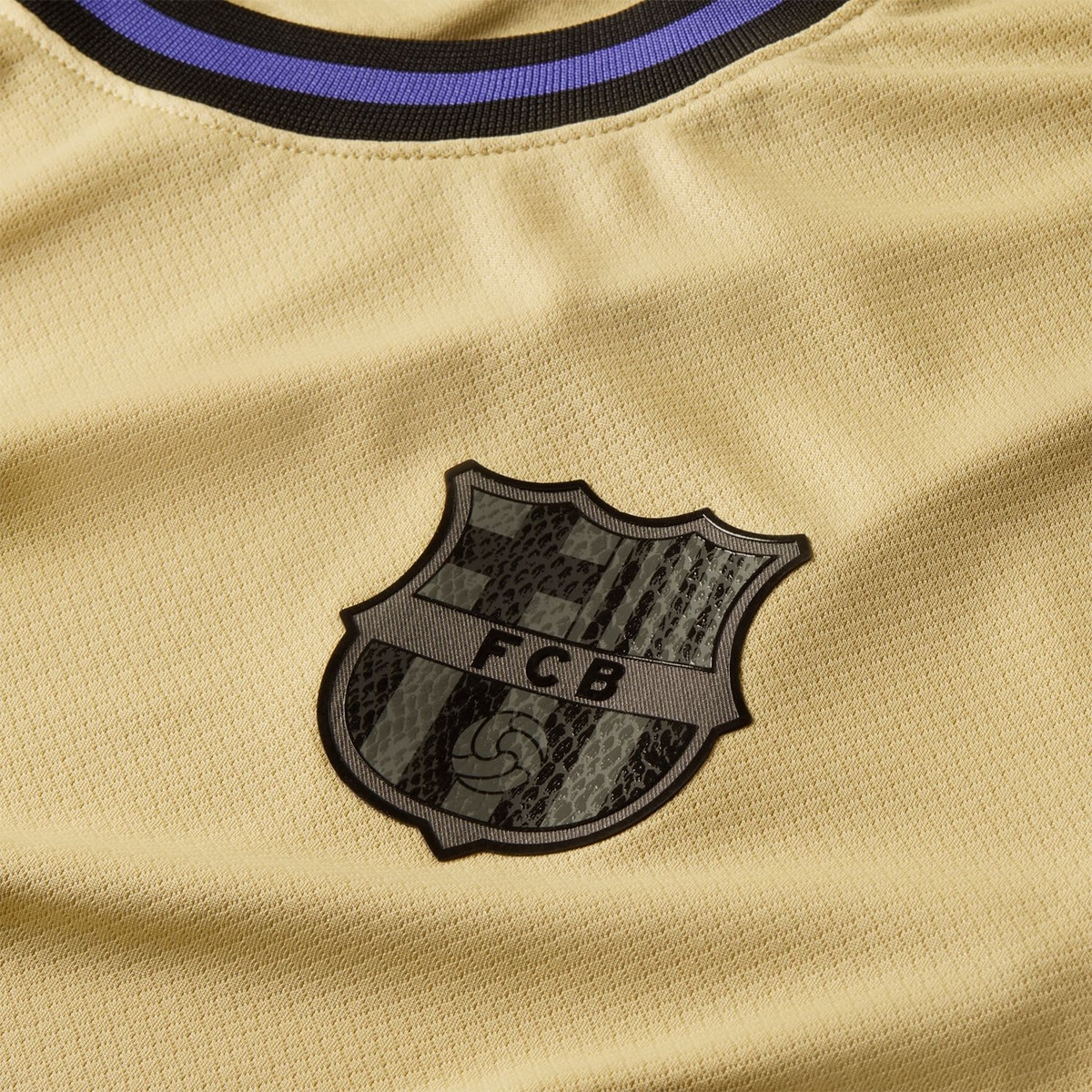 T-shirt de Homem 2.º Equipamento FC Barcelona 2025-2026 Stadium Amarelo-6