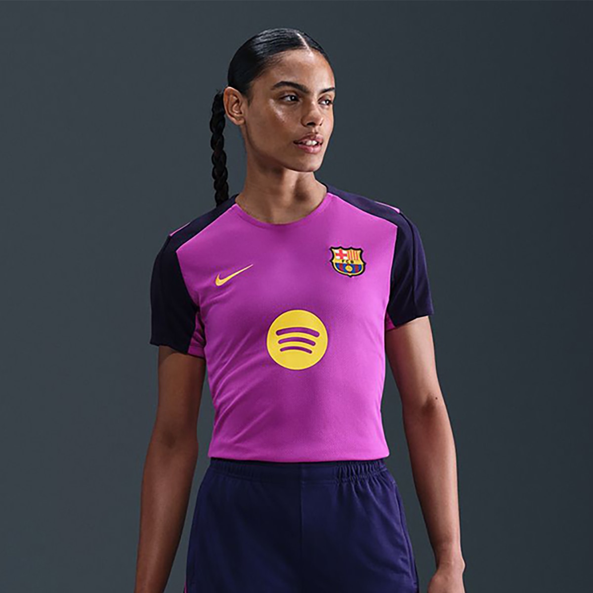 T-shirt FC Barcelona 2025-2026 Strike Roxo-1