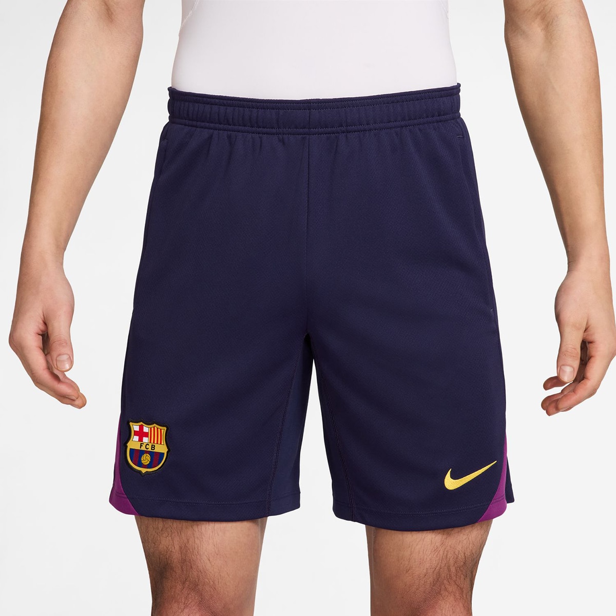 Calções de Homem FC Barcelona 2025-2026 Strike Roxo-1