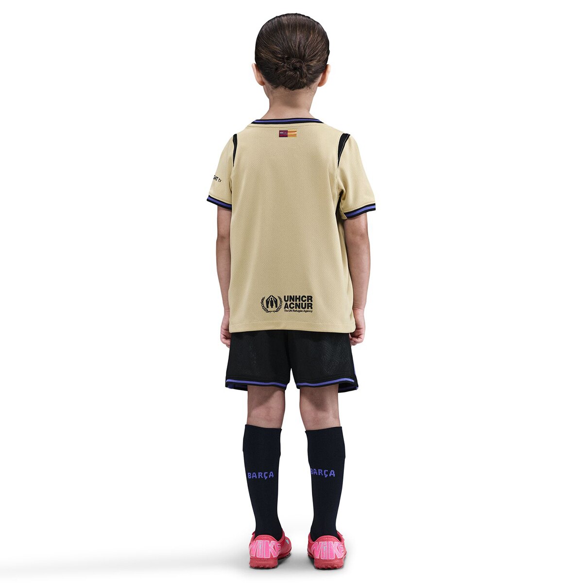 Conjunto de Criança 2.º Equipamento FC Barcelona 2025-2026 Stadium Amarelo-2