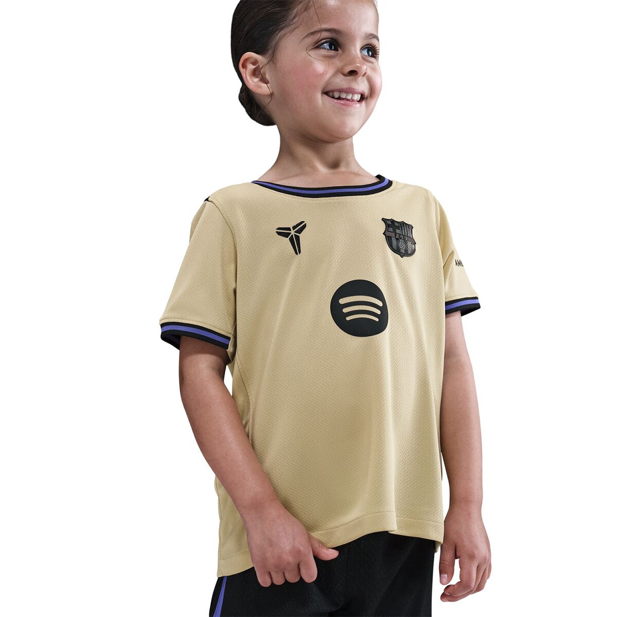 Conjunto de Criança 2.º Equipamento FC Barcelona 2025-2026 Stadium Amarelo-6