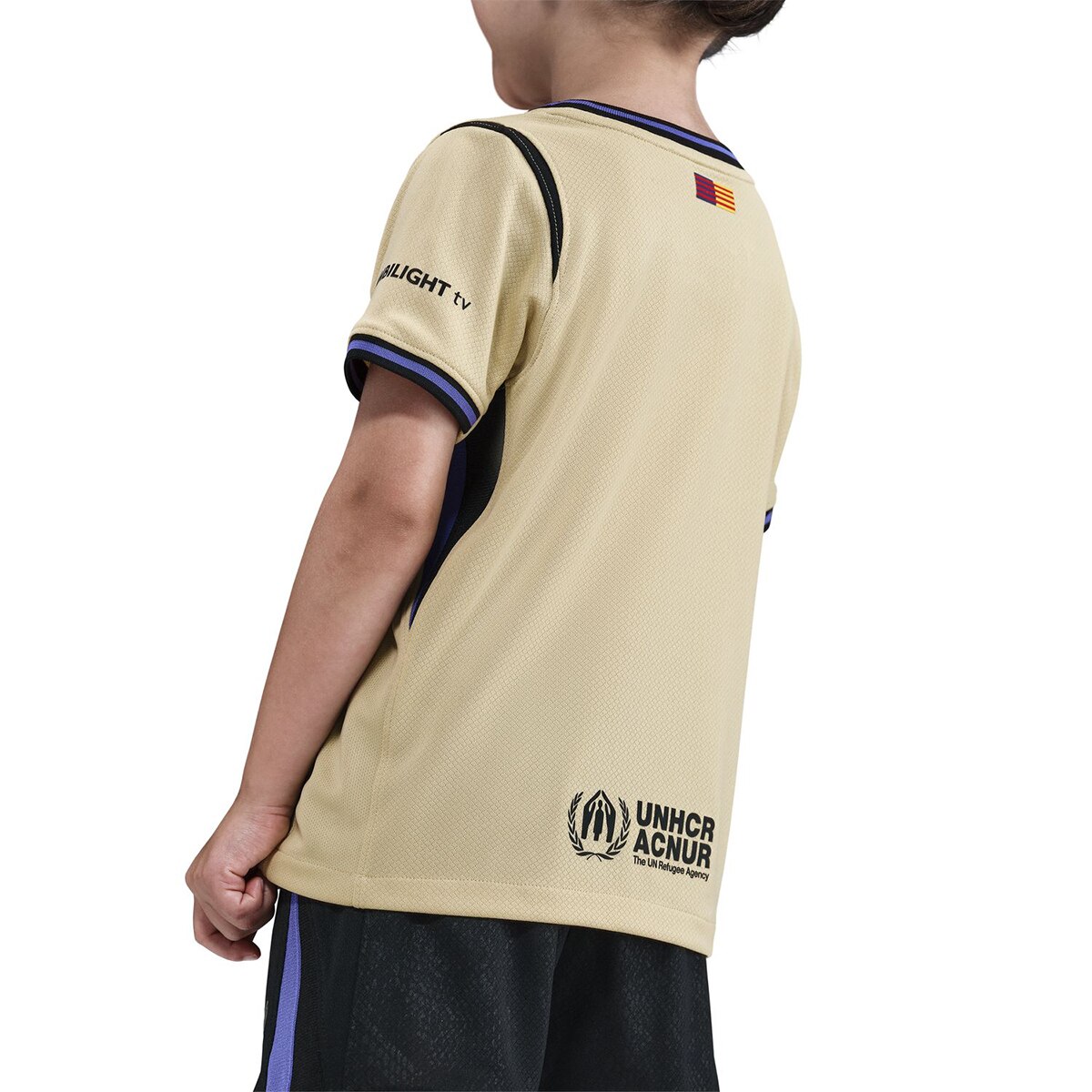 Conjunto de Criança 2.º Equipamento FC Barcelona 2025-2026 Stadium Amarelo-7
