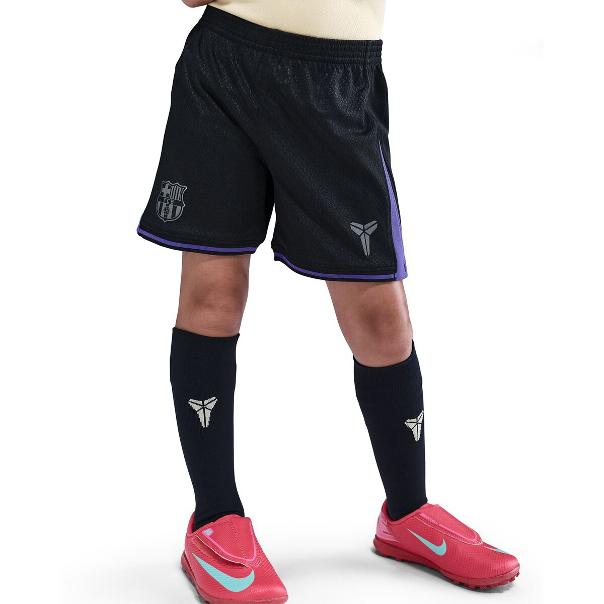 Conjunto de Criança 2.º Equipamento FC Barcelona 2025-2026 Stadium Amarelo-8