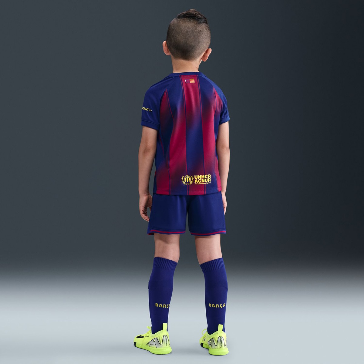 Mini Conjunto de Criança 1.º Equipamento FC Barcelona 2025-2026 Stadium Azul / Grená-2