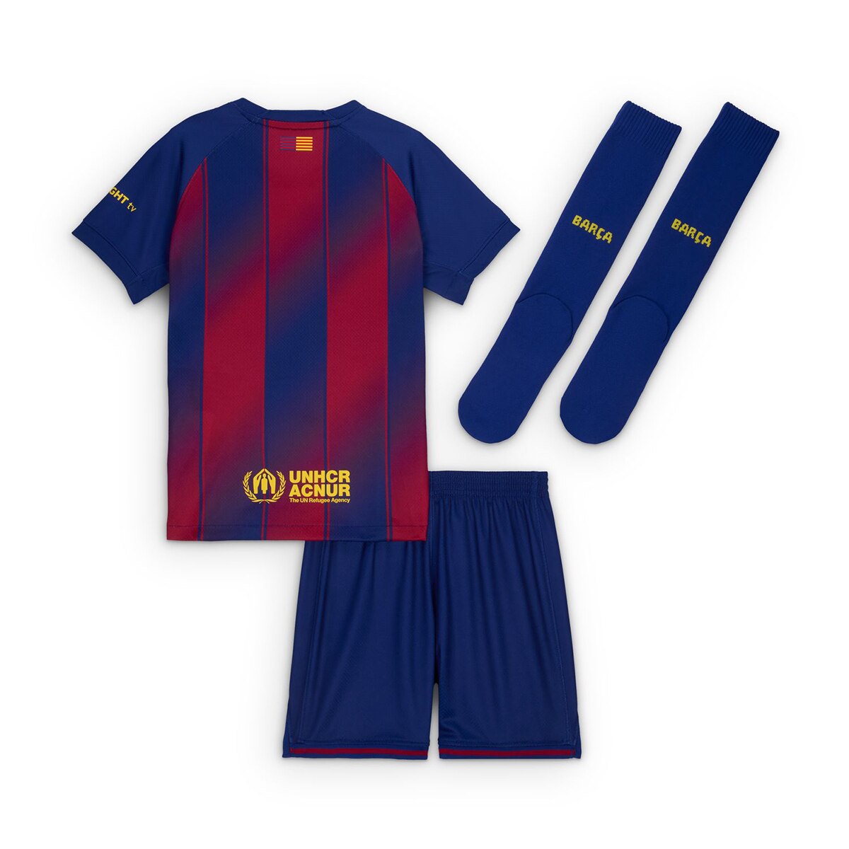 Mini Conjunto de Criança 1.º Equipamento FC Barcelona 2025-2026 Stadium Azul / Grená-10