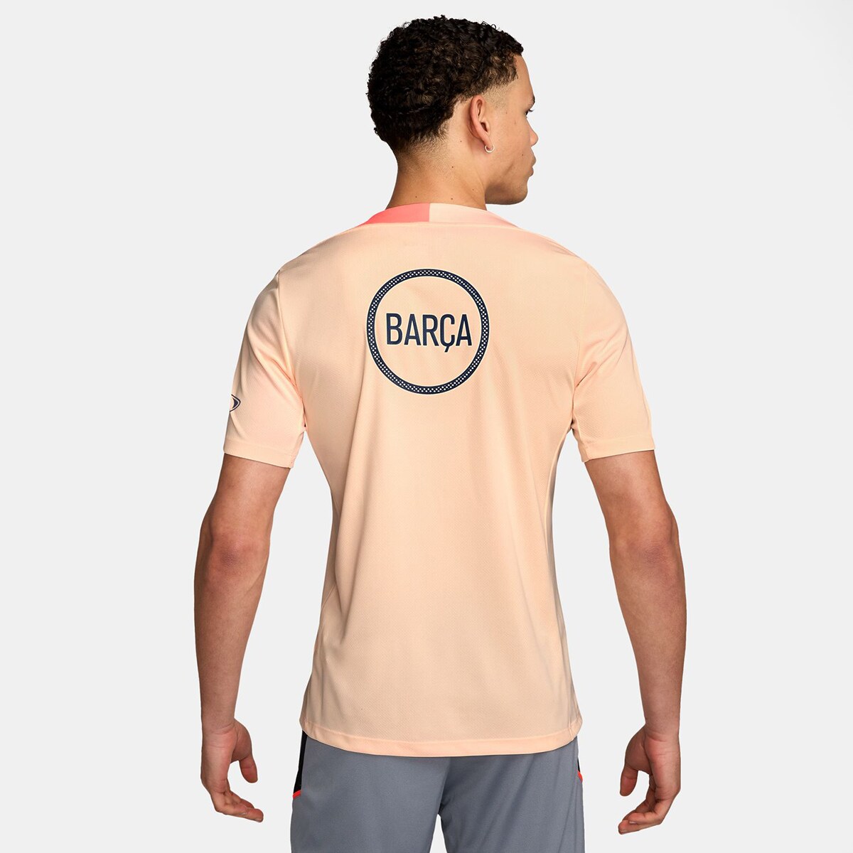T-shirt de Homem FC Barcelona 2025-2026 Strike Laranja-2