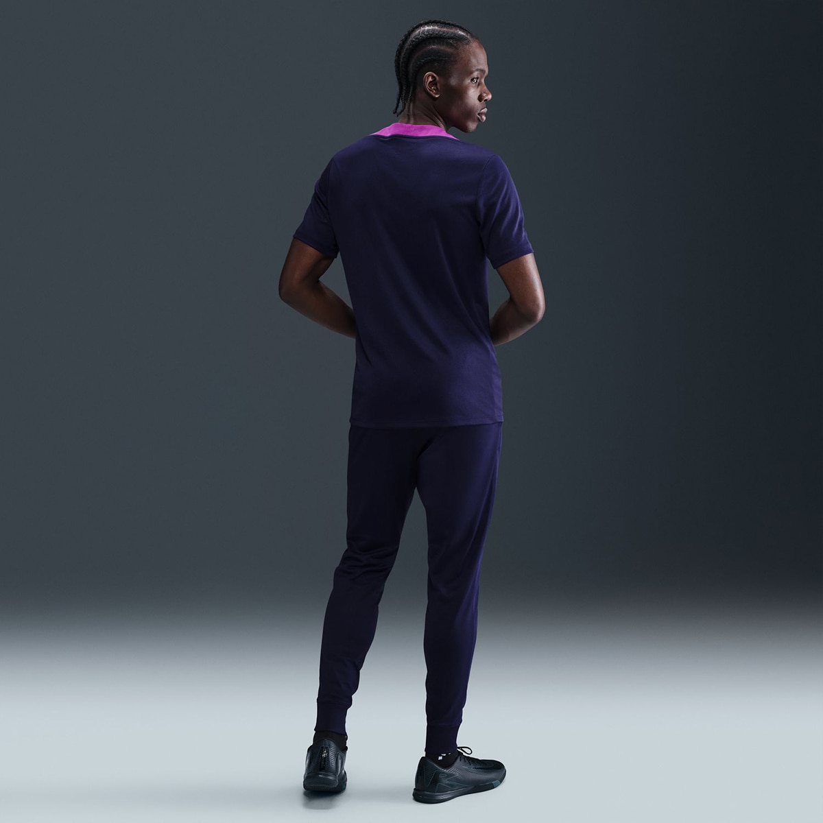 Calças de Homem FC Barcelona 2025-2026 Strike Roxo-2