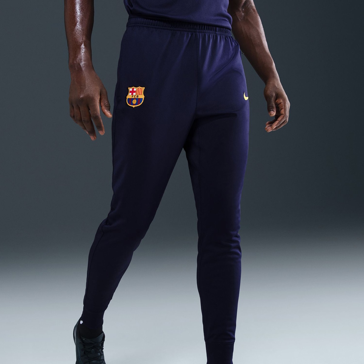 Calças de Homem FC Barcelona 2025-2026 Strike Roxo-5