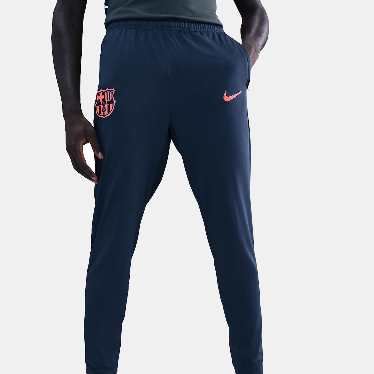 Fato de Treino de Homem FC Barcelona 2025-2026 Strike Laranja-5