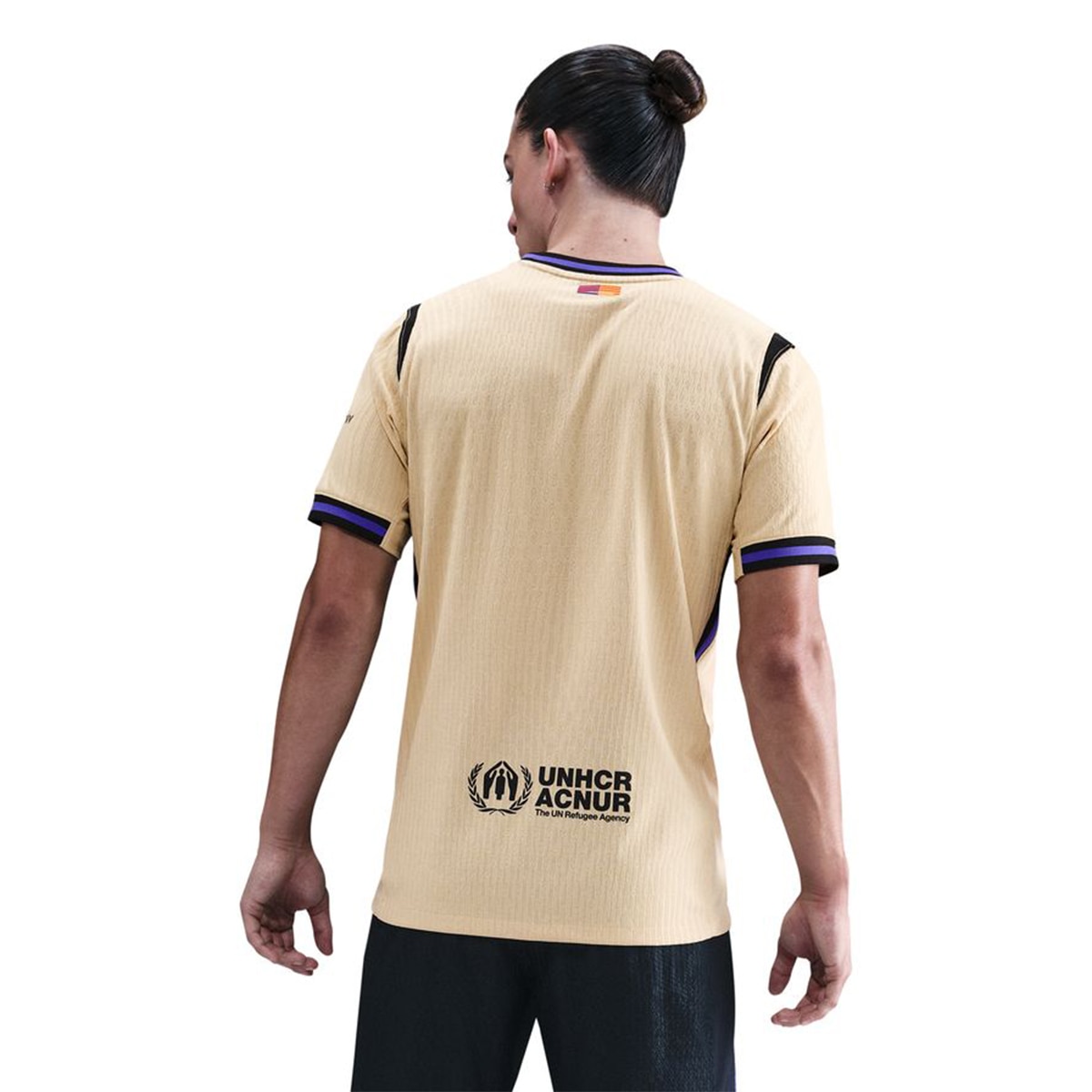 T-shirt 2.º Equipamento FC Barcelona 2025-2026 Match Amarelo-2