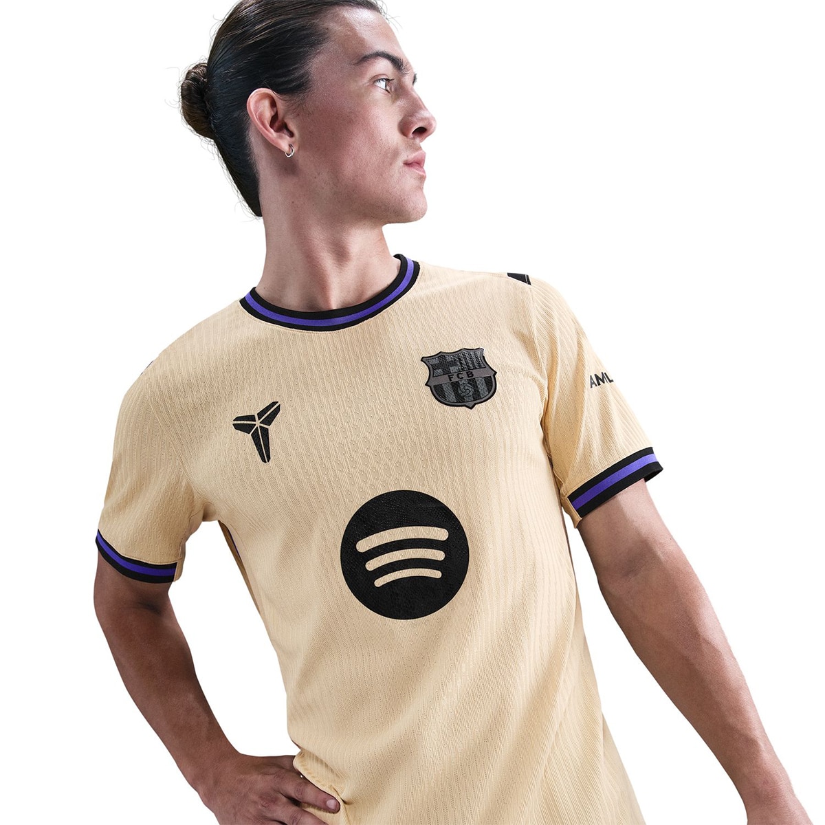 T-shirt 2.º Equipamento FC Barcelona 2025-2026 Match Amarelo-3