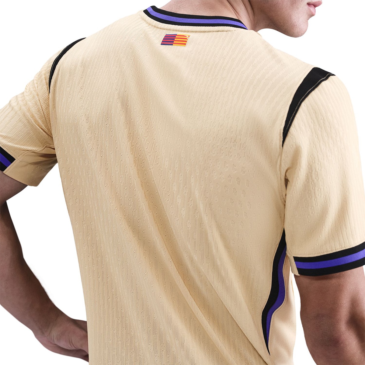 T-shirt 2.º Equipamento FC Barcelona 2025-2026 Match Amarelo-4