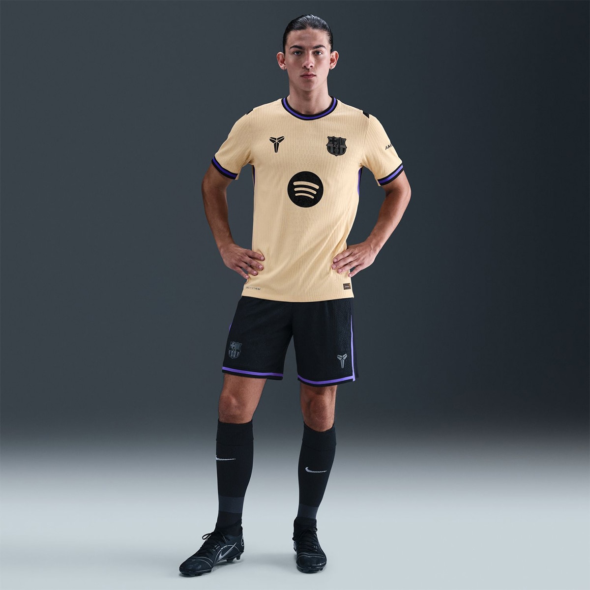 T-shirt 2.º Equipamento FC Barcelona 2025-2026 Match Amarelo-9