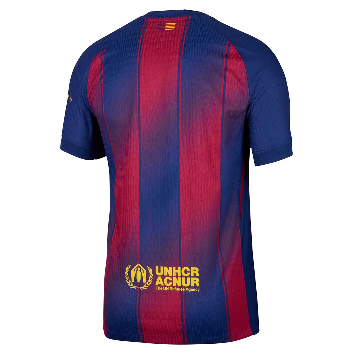 T-shirt de Homem 1.º Equipamento FC Barcelona 2025-2026 Match Azul / Grená-2