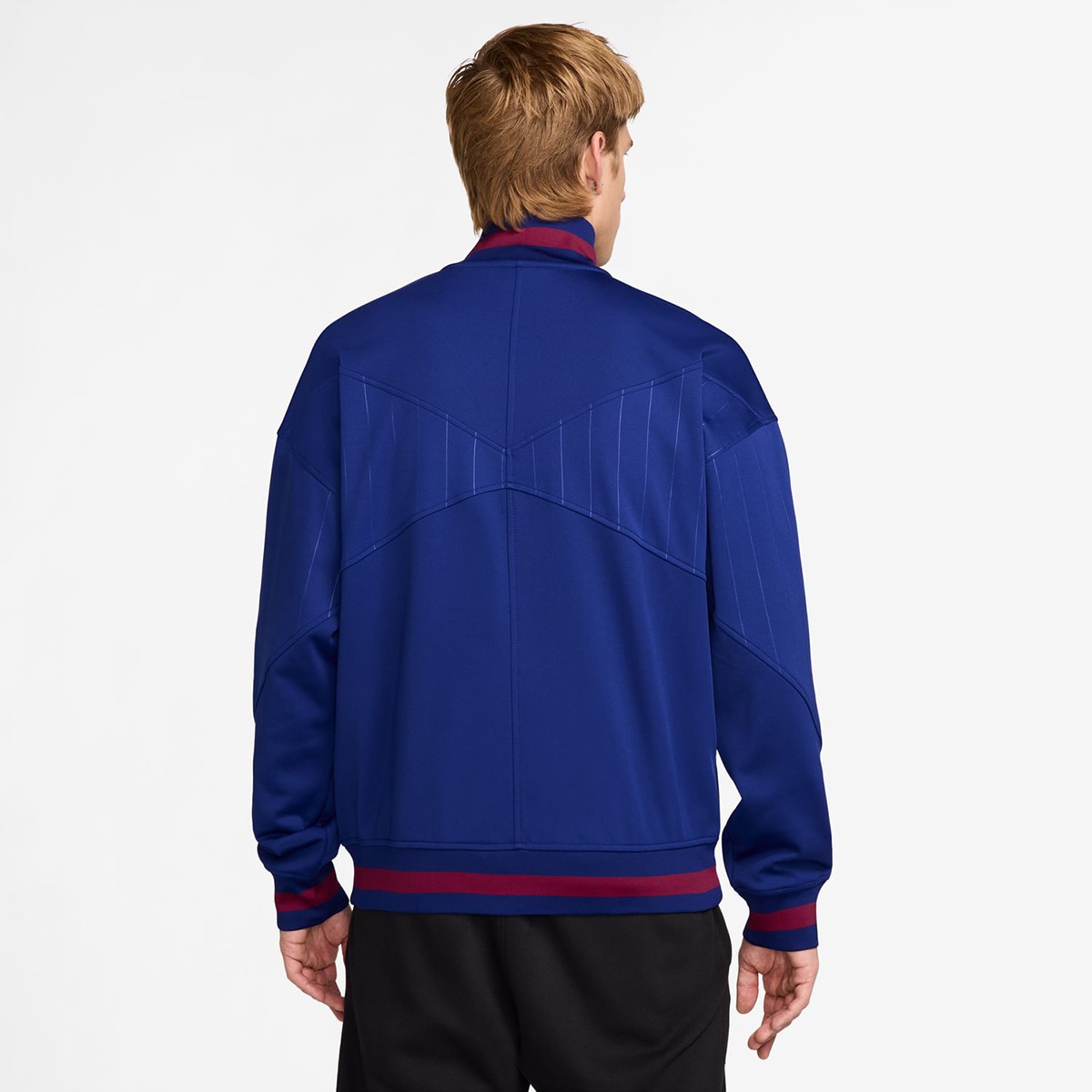 Casaco de Homem FC Barcelona 2025-2026 Academy Pro Anthem Jacket Azul-2