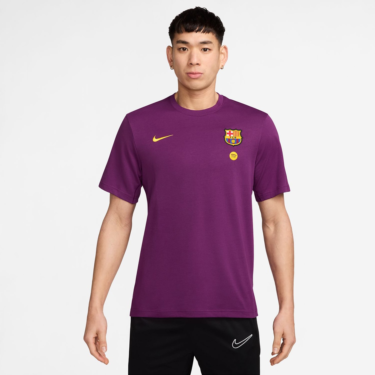T-shirt de Homem FC Barcelona 2025-2026 Primary Roxo-1